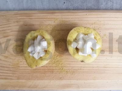 Bulvės, keptos su šonine Žingsnis 5