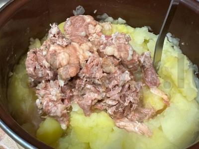 Bulvių košė su troškiniu Žingsnis 6