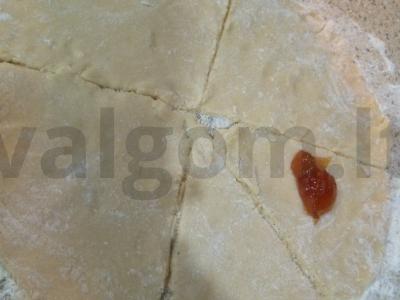 Kepiniai su uogiene „Vakarienės saldumas“ Žingsnis 5