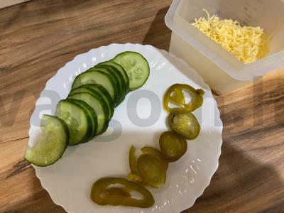 PP šašlykas su vištiena, sūriu ir daržovėmis Žingsnis 2