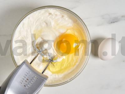 Ricottos sūrio pyragas Žingsnis 7