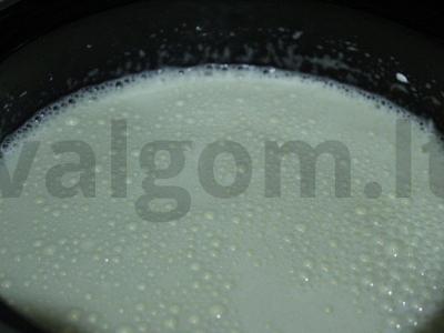 Varškės pasha su cukatais ir razinomis Žingsnis 2