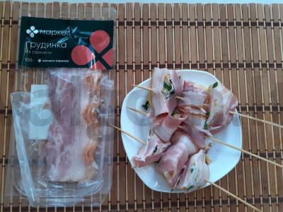 Bulvės su šonine ant iešmelių Žingsnis 4