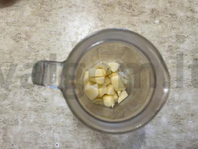 Obuolių užpiltinė iš obuolių „Royal Gala“ Žingsnis 3