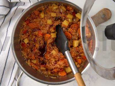 Daržovės su kuskusu Žingsnis 9