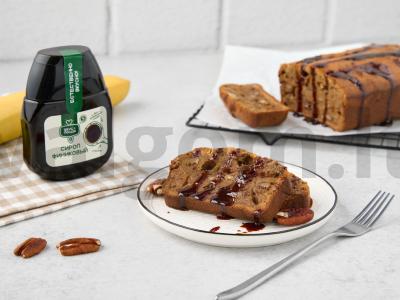 Banano duona su datulių sirupu pagrindine nuotrauka