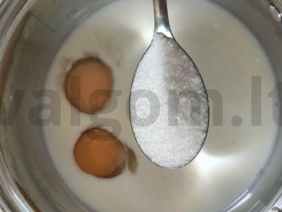 Kvapnus abrikosų keksas Žingsnis 4