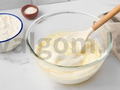 Citrininis šifoninis biskvitinis tortas Žingsnis 4