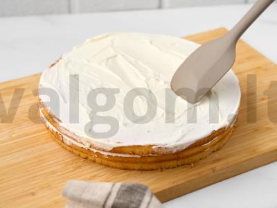 Citrininis šifoninis biskvitinis tortas Žingsnis 7