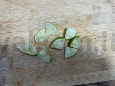 Šaltalankių arbata su mėtomis ir laimu Žingsnis 3