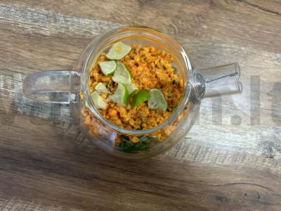 Šaltalankių arbata su mėtomis ir laimu Žingsnis 4