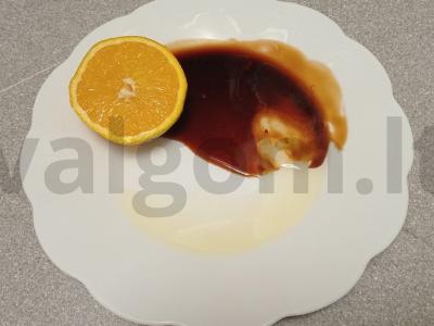 Daržovių salotas su feta ir apelsinų padažu Žingsnis 6