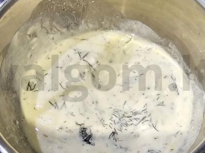 Spagečiai su upėtakiu ir krevetėmis Žingsnis 1