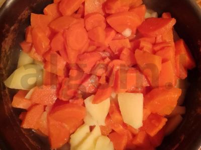 Daržovių tyrė grietinės ir garstyčių padaže Žingsnis 13