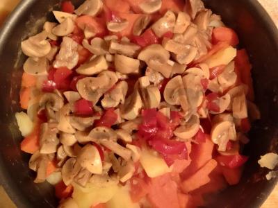 Daržovių tyrė grietinės ir garstyčių padaže Žingsnis 14