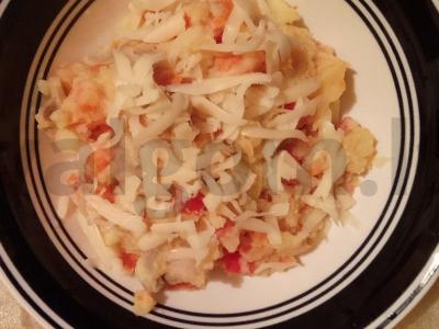 Daržovių tyrė grietinės ir garstyčių padaže pagrindine nuotrauka