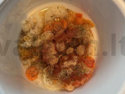 Ossobuco su daržovėmis aluje Žingsnis 2