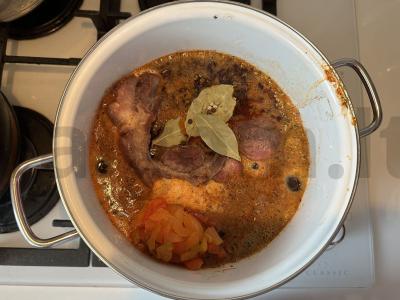 Ossobuco su daržovėmis aluje Žingsnis 3