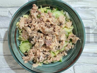 Sotūs salotas „Skandinavijos“ Žingsnis 3