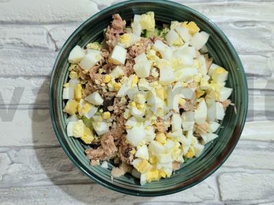 Sotūs salotas „Skandinavijos“ Žingsnis 4