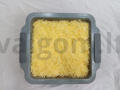 Kiauliena kapitoniškai su bulvėmis ir sūriu Žingsnis 6