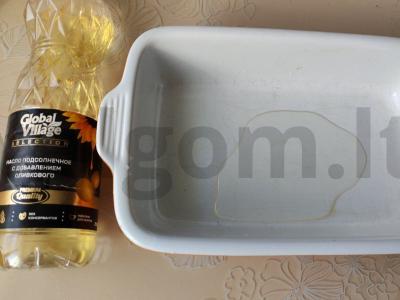 Kiauliena su daržovėmis po sūrio pluta Žingsnis 2