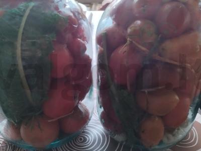 Sūdyti pomidorai su gvazdikėliais ir estragonu žiemai Žingsnis 2