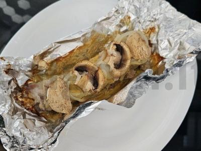 Kiaulienos šonkauliai su garstyčiomis ir grybais Žingsnis 7