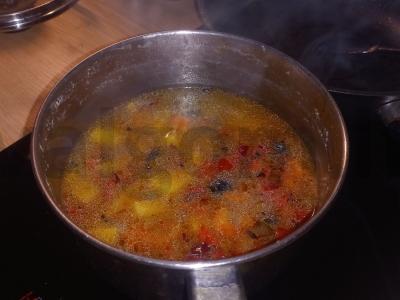 Daržovių sriuba ant ančių sultinio Žingsnis 3