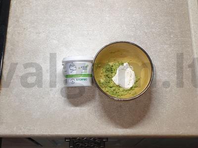 Švelni varškės ir avokado pasta Žingsnis 2