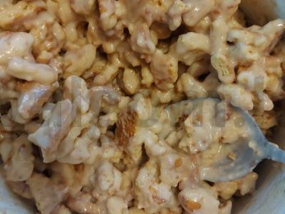 Tortas „Amebas“ be kepimo Žingsnis 5