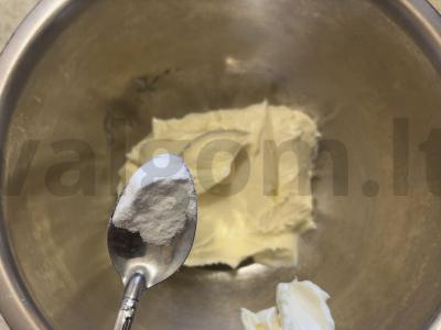 Grietinėlės-karamelės kremas Žingsnis 3