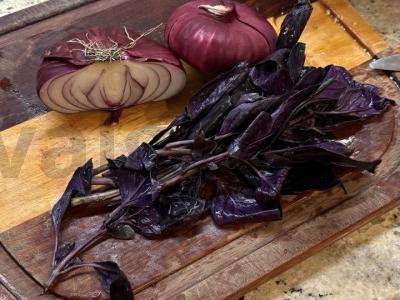 Namų daržovių salotas su baziliku Žingsnis 3