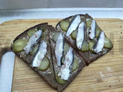 Aromatingi sumuštiniai su silke, garstyčiomis ir kalendromis Žingsnis 3