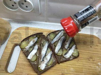 Aromatingi sumuštiniai su silke, garstyčiomis ir kalendromis Žingsnis 4