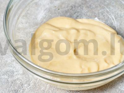 Kokosų miltų vafliai Žingsnis 3