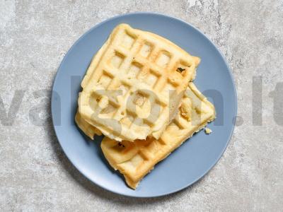 Kokosų miltų vafliai Žingsnis 4