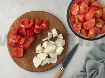 Karštas pomidorų sriuba Žingsnis 2