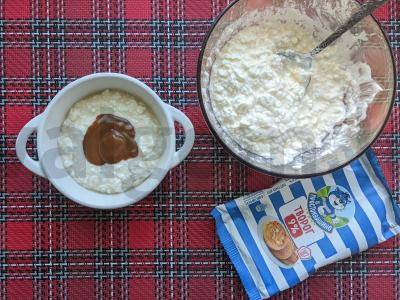 Varškės apkepas su sūdyta karamele Žingsnis 3