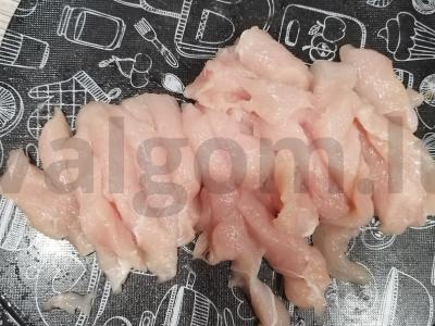 Vištienos filė pieno padaže Žingsnis 1