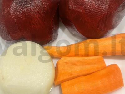 Borsčas „Namų“ su kiauliena Žingsnis 2