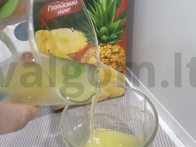 Ananasų arbata „Vasara“ Žingsnis 2