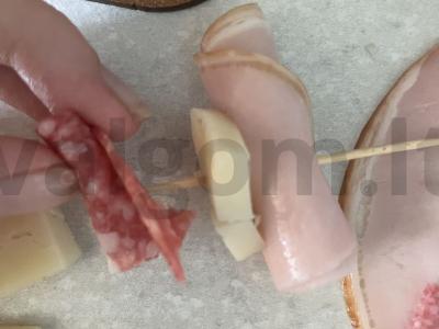 Užkandžių kanapės „Džiaugsmas“ Žingsnis 3