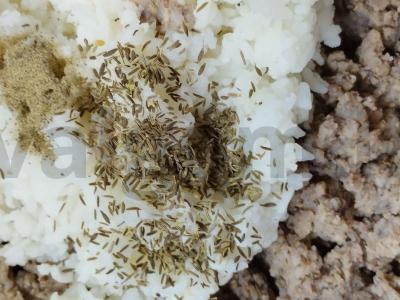 Vegetariški ryžių ir grikių ežiukai Žingsnis 7