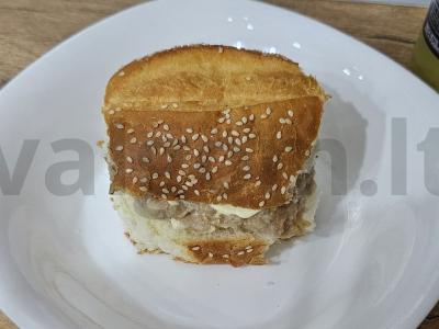 Hamburgeris su kotletu ir jalapeño Žingsnis 8