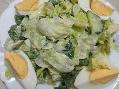 Vasaros salotos su špinatais pagrindine nuotrauka