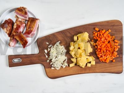 Žirnių sriuba su rūkytais šonkauliais Žingsnis 2