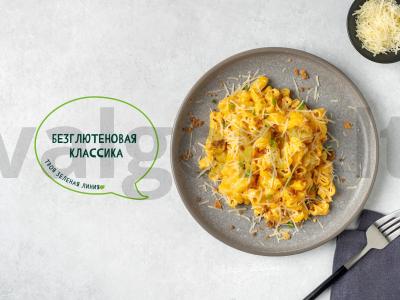 Makaronai su sūriu pagrindine nuotrauka