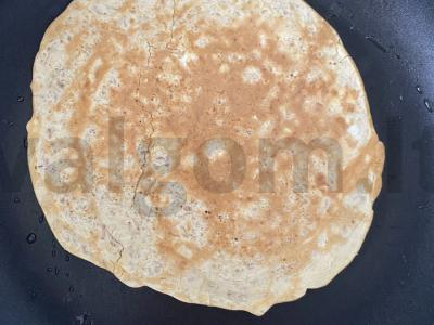 Avižų blynas tinkamam pusryčiui Žingsnis 6