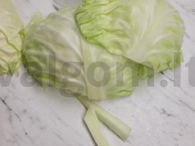 Kepti kopūstai su švelniu padažu Žingsnis 3